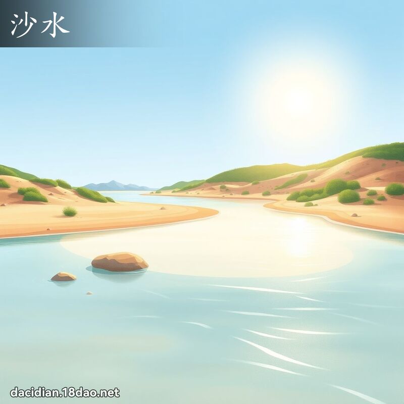 沙水 - 国语大辞典配图