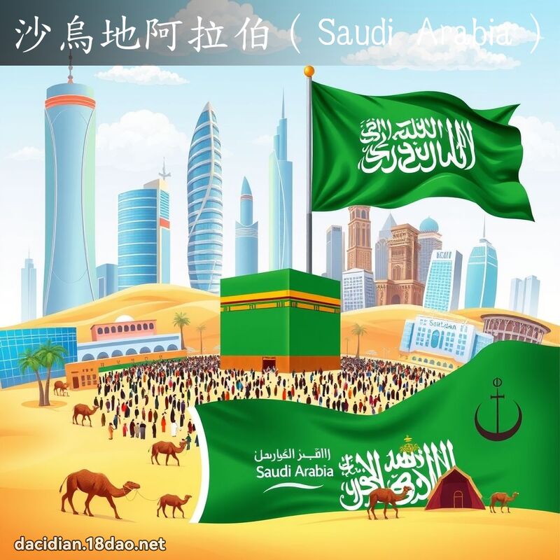 沙烏地阿拉伯（Saudi Arabia） - 國語大辭典配圖