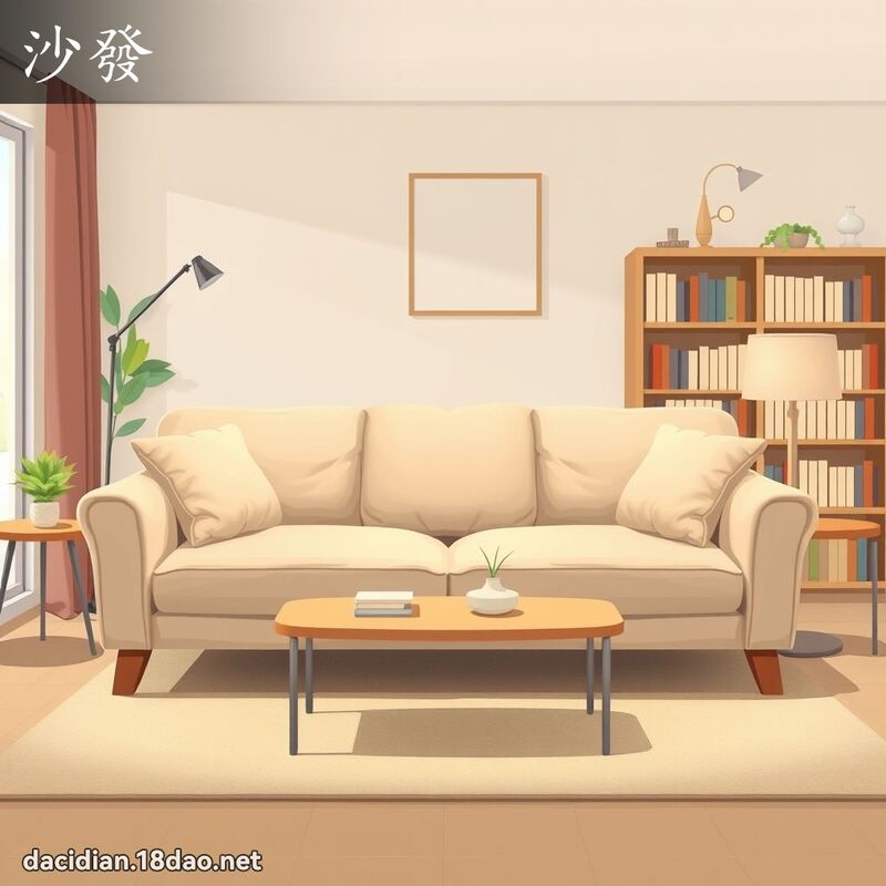 沙發 - 國語大辭典配圖
