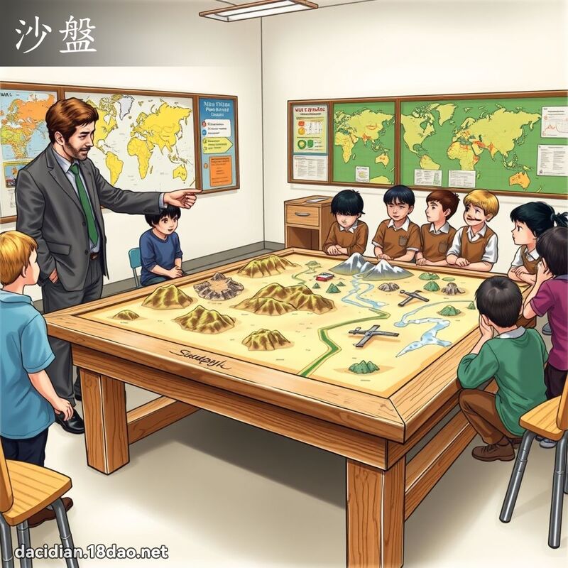 沙盘 - 国语大辞典配图