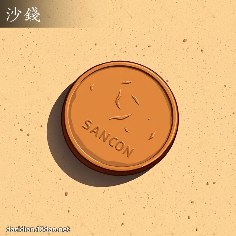 沙钱 - 国语大辞典配图