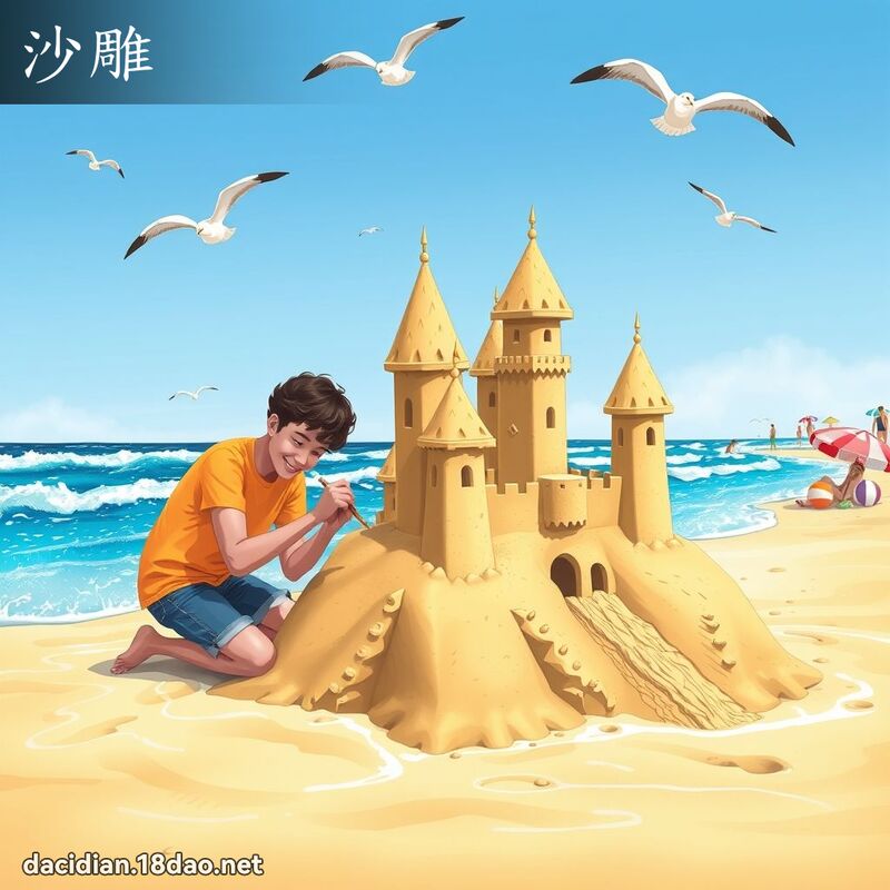 沙雕 - 國語大辭典配圖