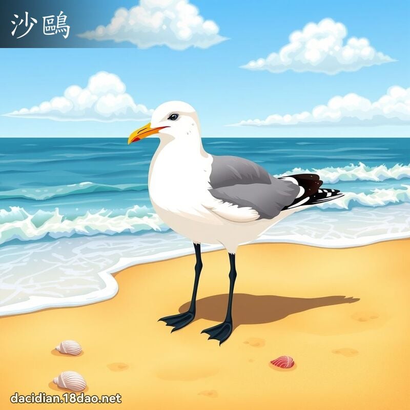 沙鷗 - 國語大辭典配圖
