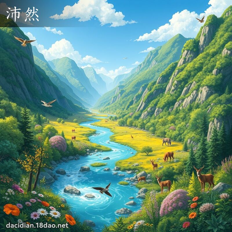 沛然 - 国语大辞典配图