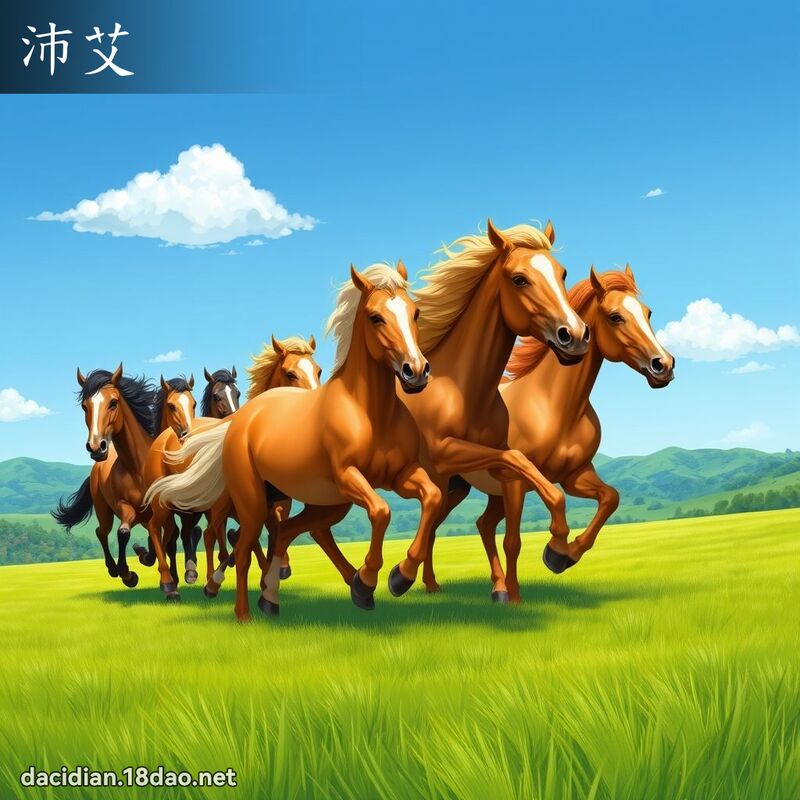 沛艾 - 国语大辞典配图