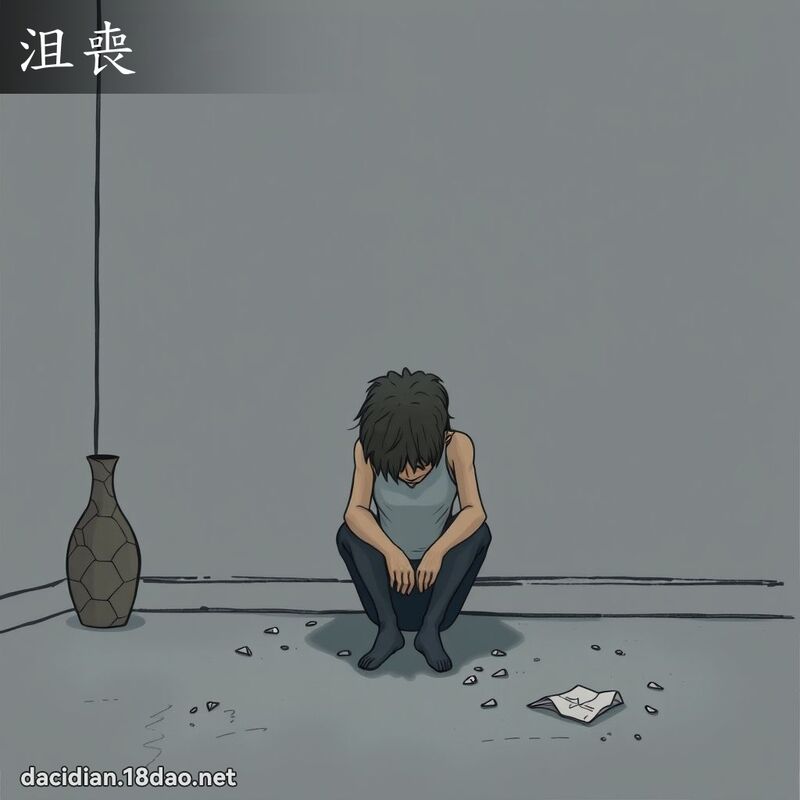 沮丧 - 国语大辞典配图
