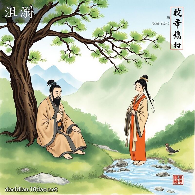 沮溺 - 國語大辭典配圖