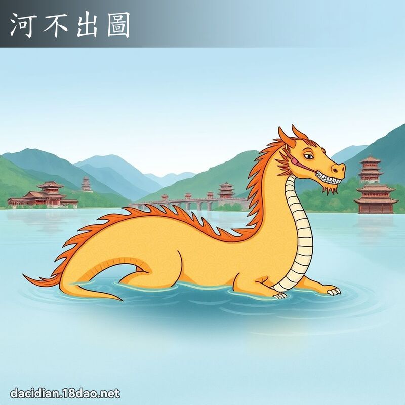 河不出图 - 国语大辞典配图