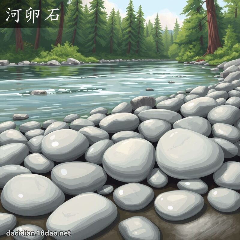 河卵石 - 国语大辞典配图