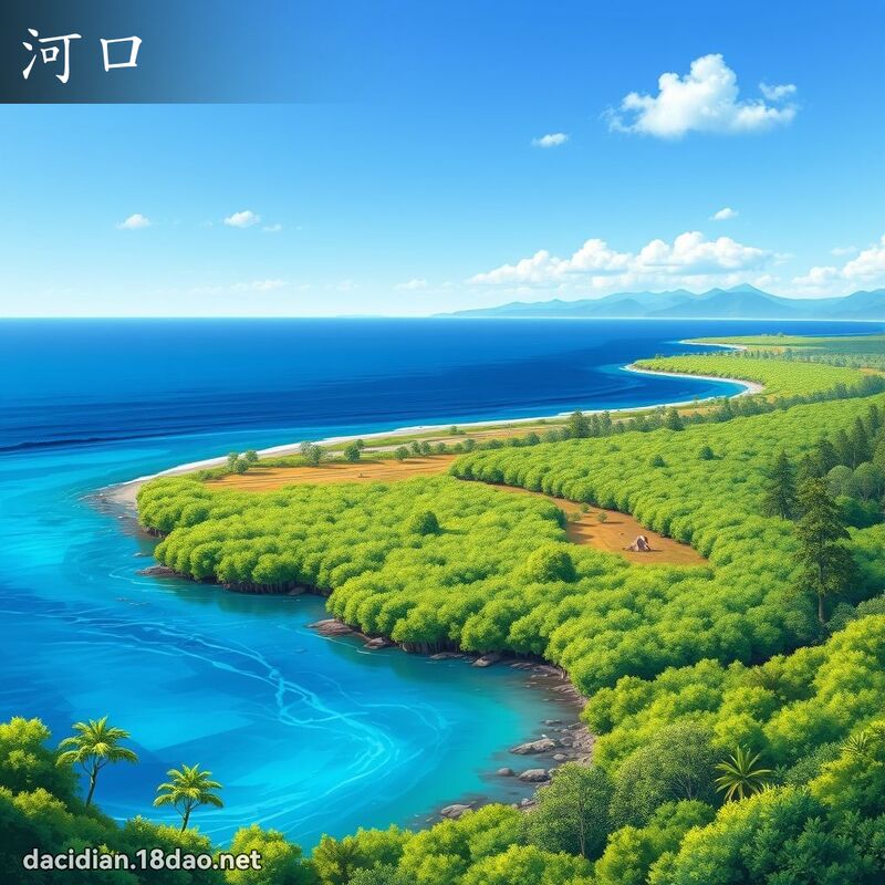 河口 - 国语大辞典配图