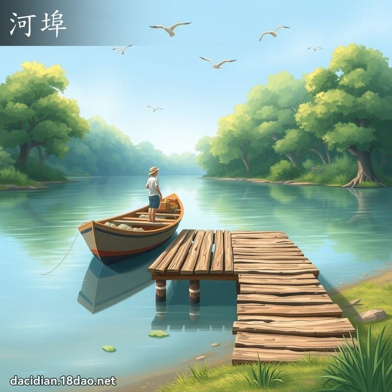 河埠 - 国语大辞典配图