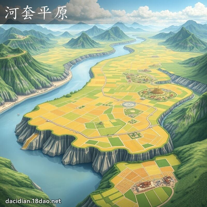 河套平原 - 國語大辭典配圖