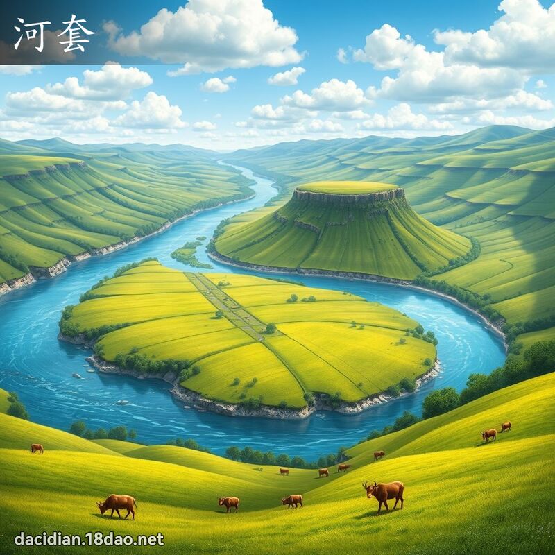 河套 - 国语大辞典配图