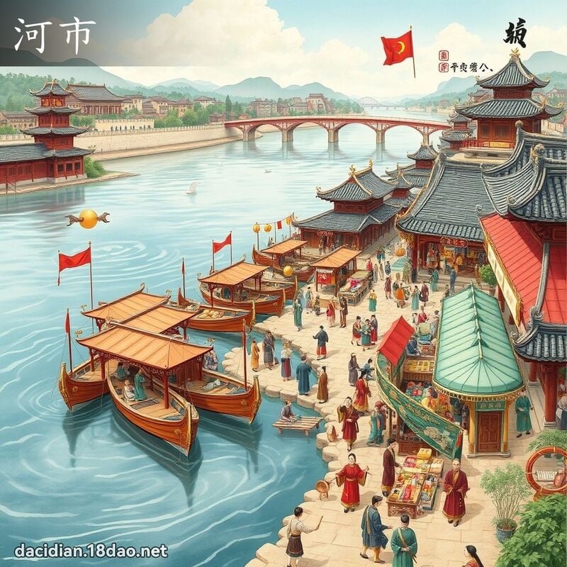 河市 - 国语大辞典配图