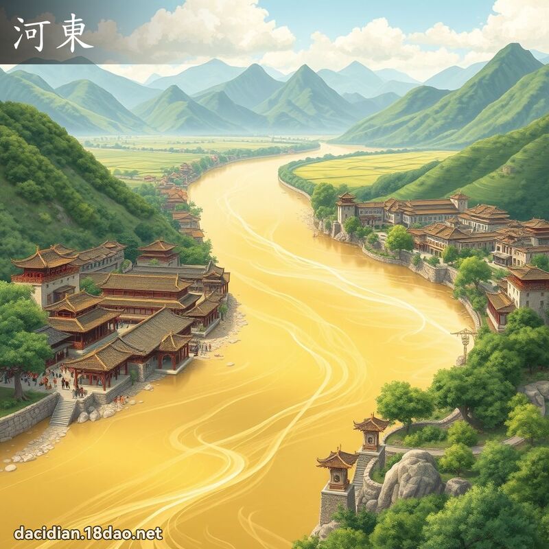 河东 - 国语大辞典配图