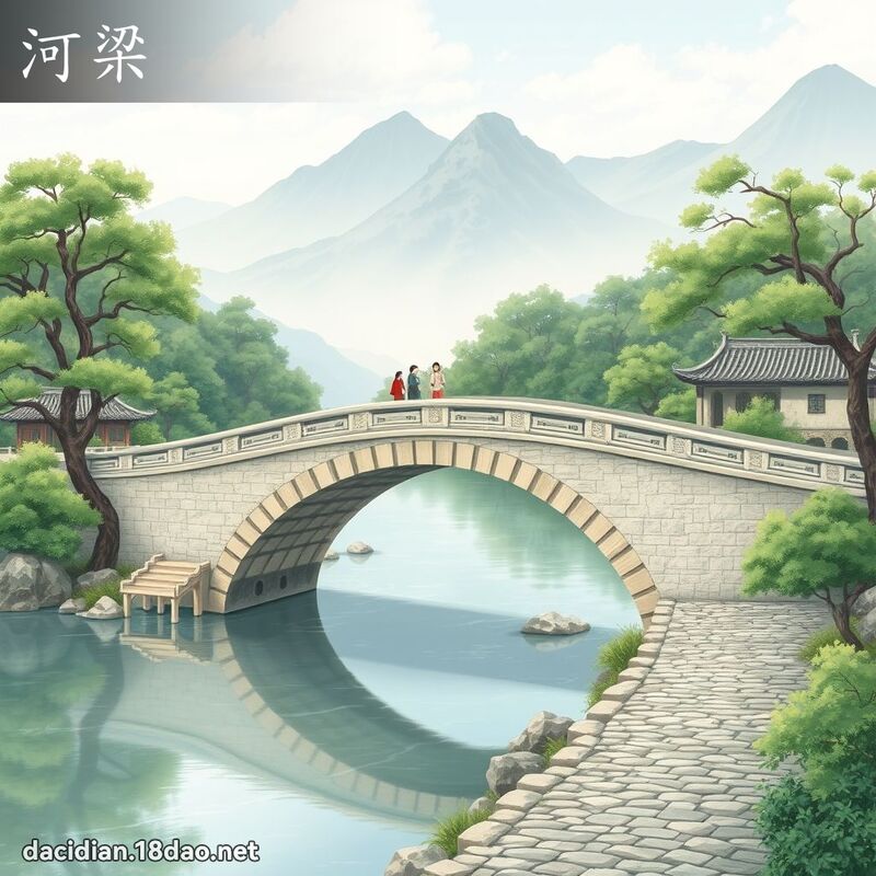 河梁 - 国语大辞典配图