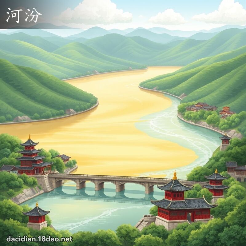 河汾 - 國語大辭典配圖