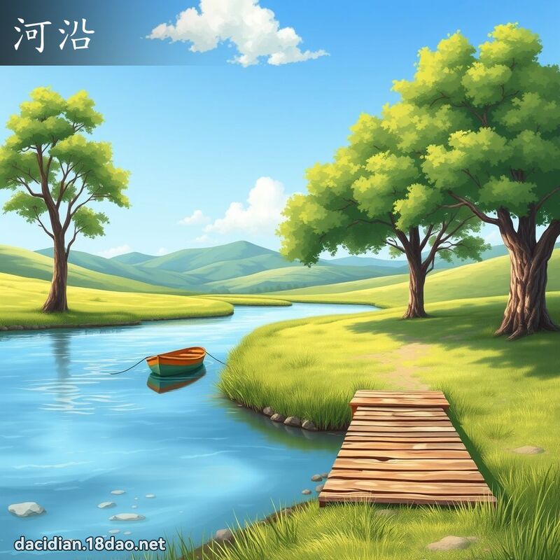 河沿 - 国语大辞典配图