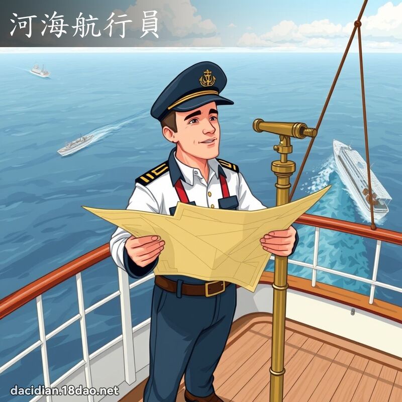 河海航行员 - 国语大辞典配图