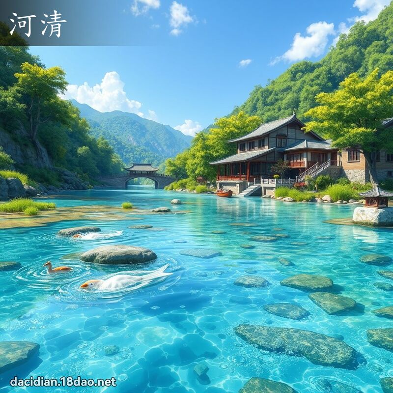 河清 - 國語大辭典配圖