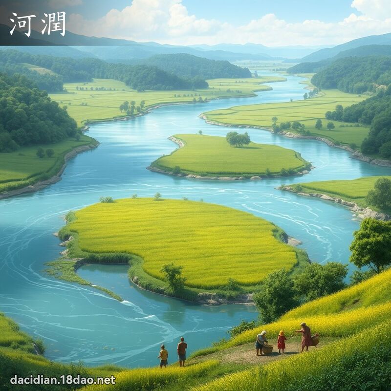 河润 - 国语大辞典配图