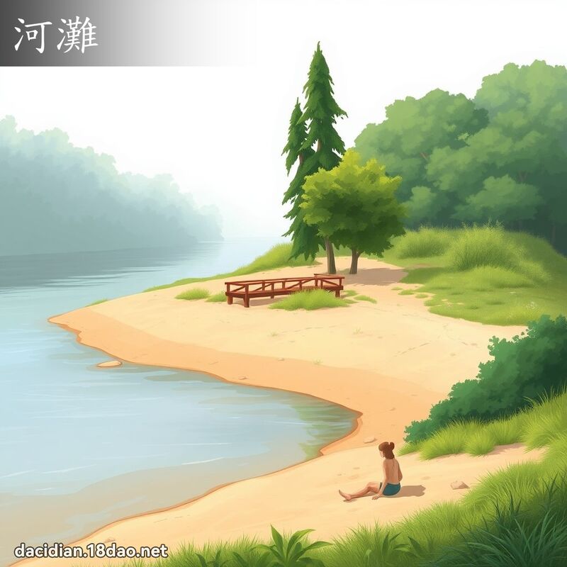 河灘 - 國語大辭典配圖