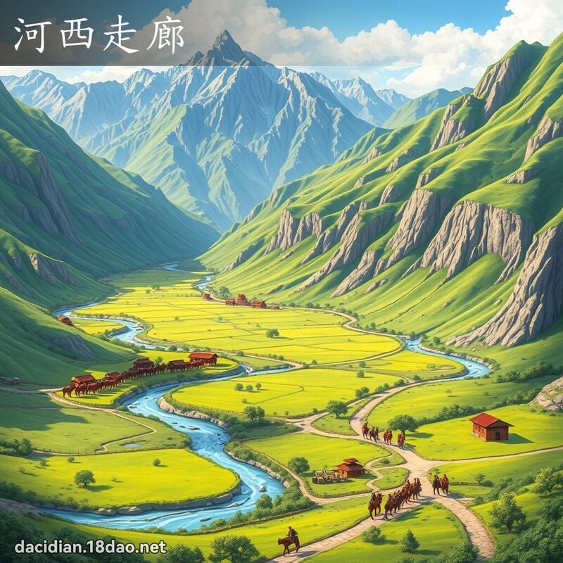 河西走廊 - 国语大辞典配图