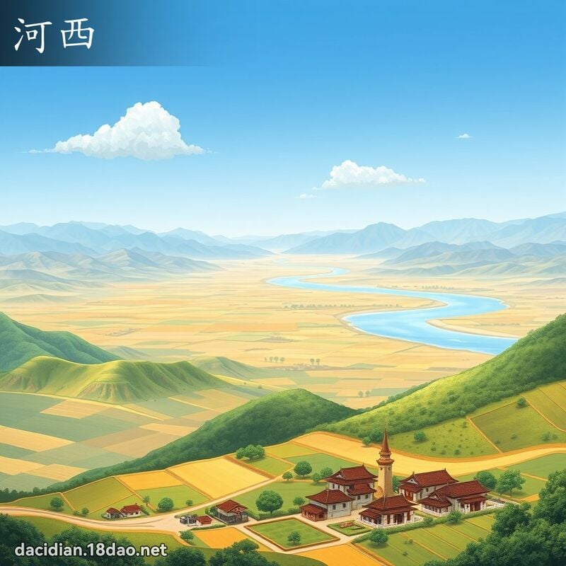 河西 - 国语大辞典配图