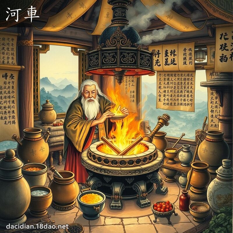 河車 - 國語大辭典配圖