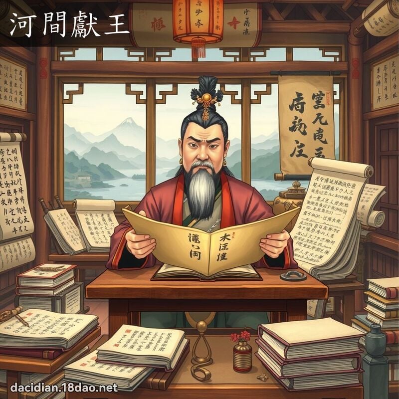 河间献王 - 国语大辞典配图