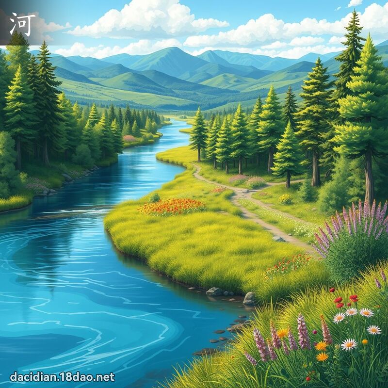 河 - 國語大辭典配圖