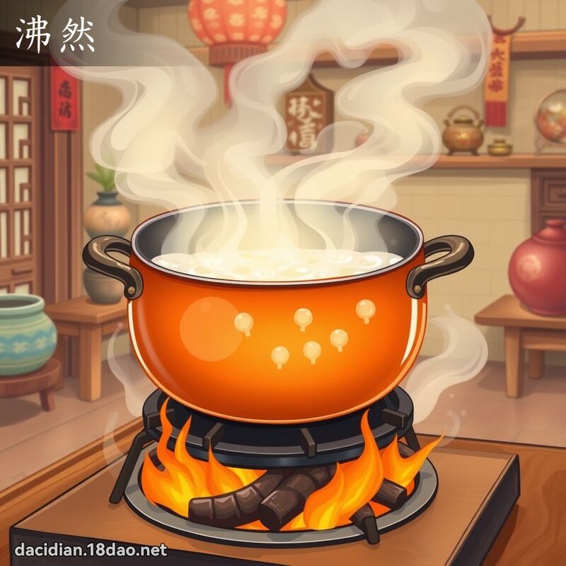 沸然 - 國語大辭典配圖