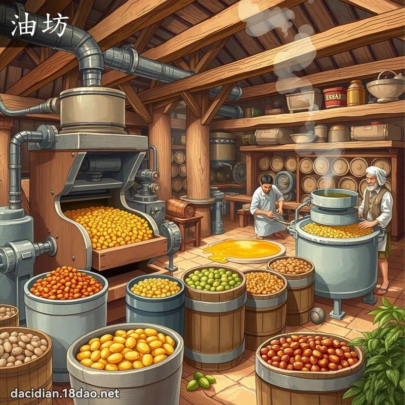 油坊 - 国语大辞典配图
