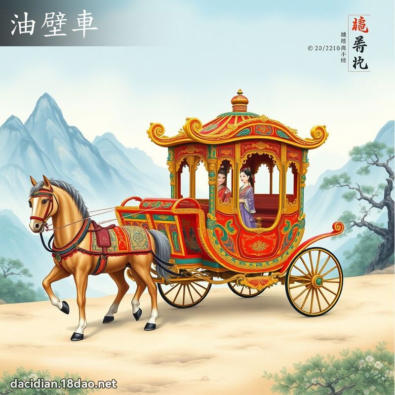 油壁车 - 国语大辞典配图