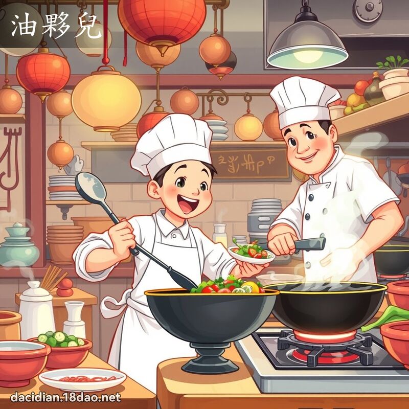 油伙儿 - 国语大辞典配图