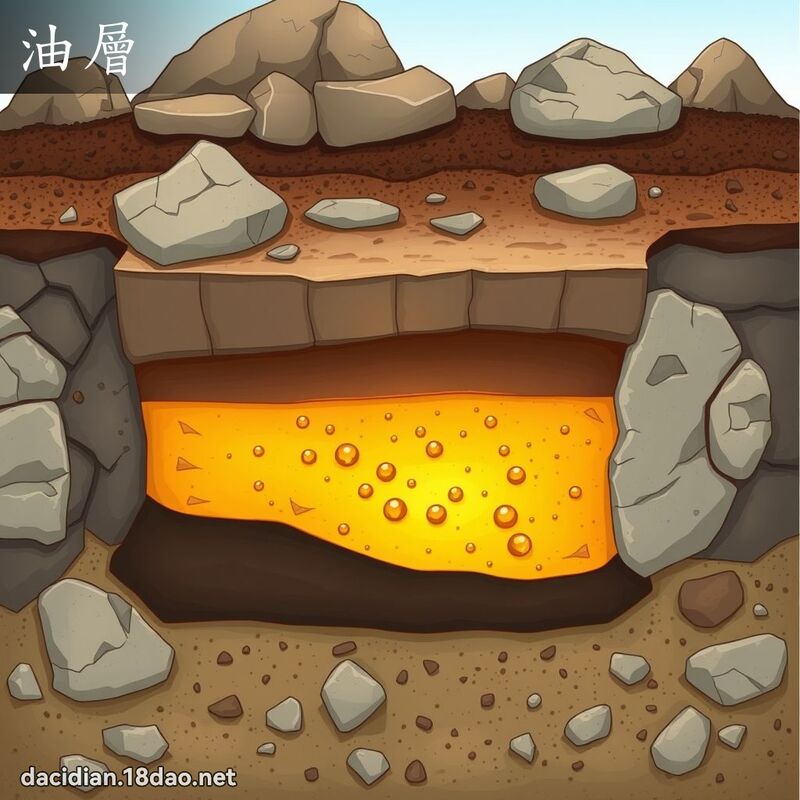 油层 - 国语大辞典配图