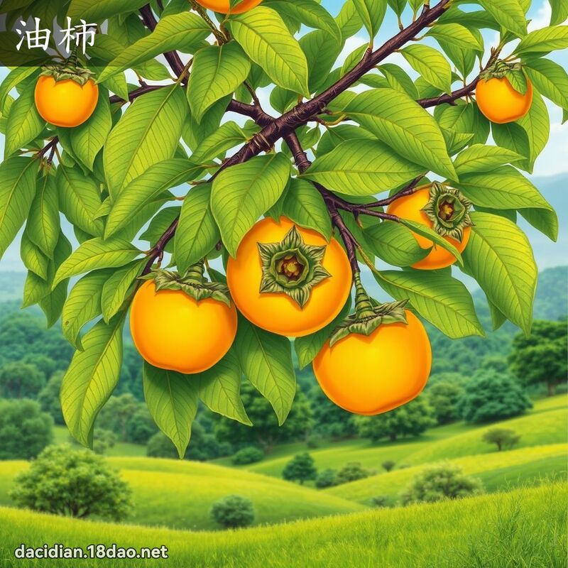油柿 - 國語大辭典配圖