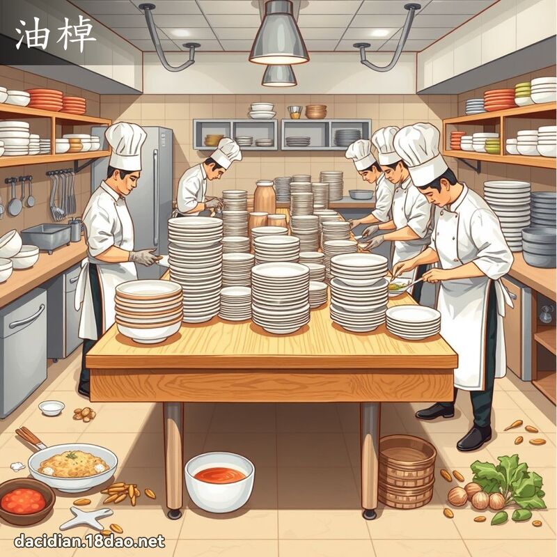 油棹 - 国语大辞典配图