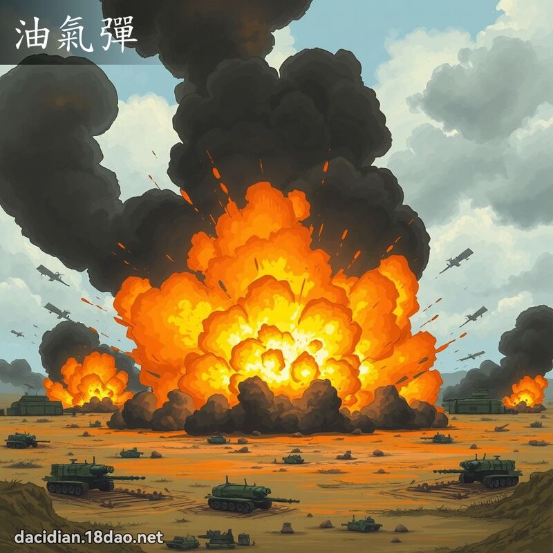 油气弹 - 国语大辞典配图
