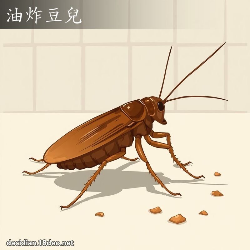 油炸豆儿 - 国语大辞典配图