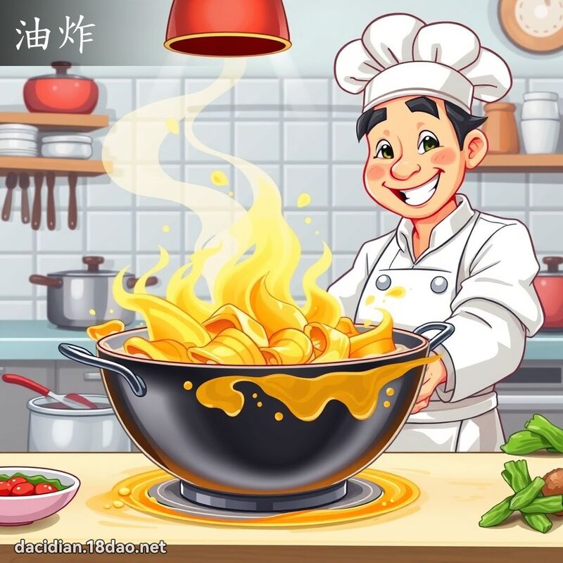 油炸 - 国语大辞典配图