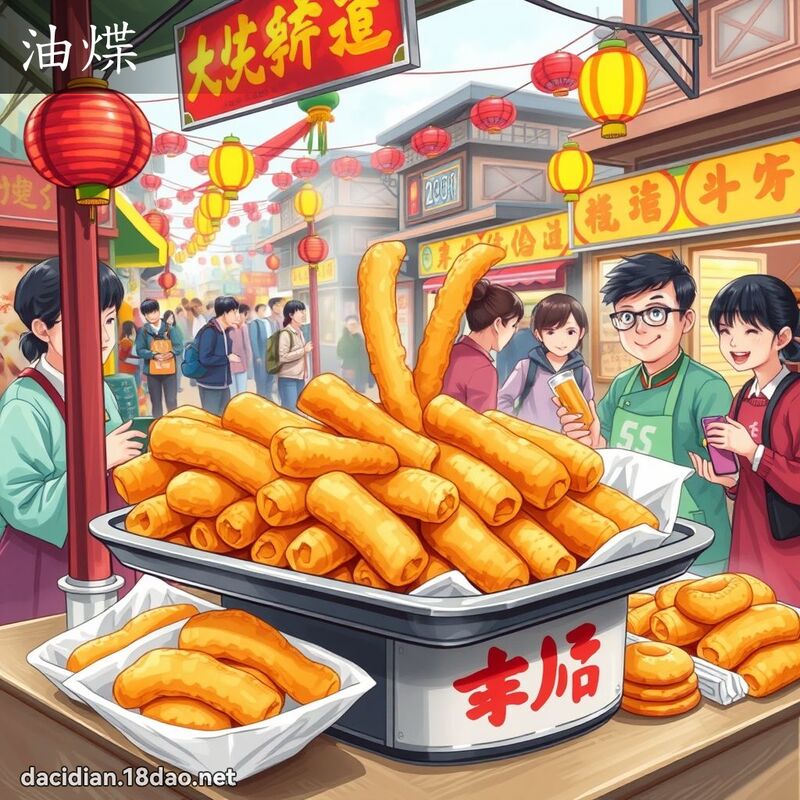 油煠 - 國語大辭典配圖