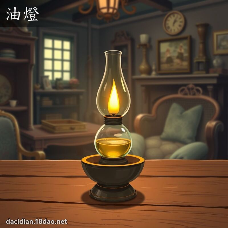 油灯 - 国语大辞典配图