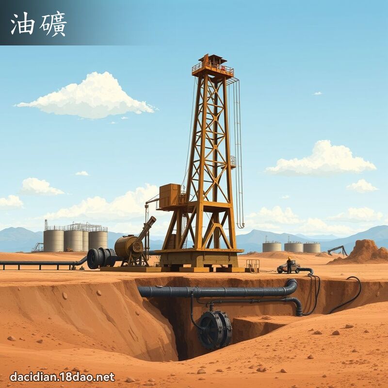 油矿 - 国语大辞典配图