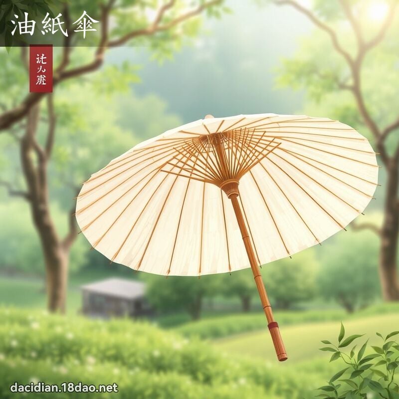 油紙傘 - 國語大辭典配圖