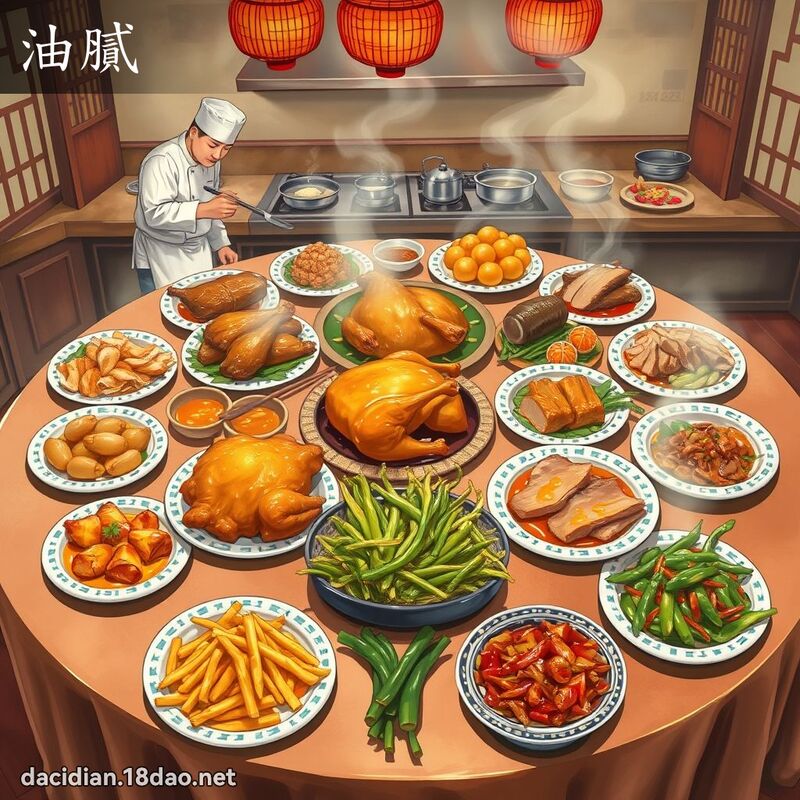 油腻 - 国语大辞典配图