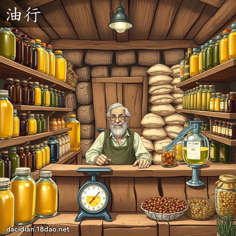 油行 - 国语大辞典配图