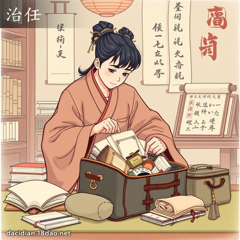 治任 - 國語大辭典配圖