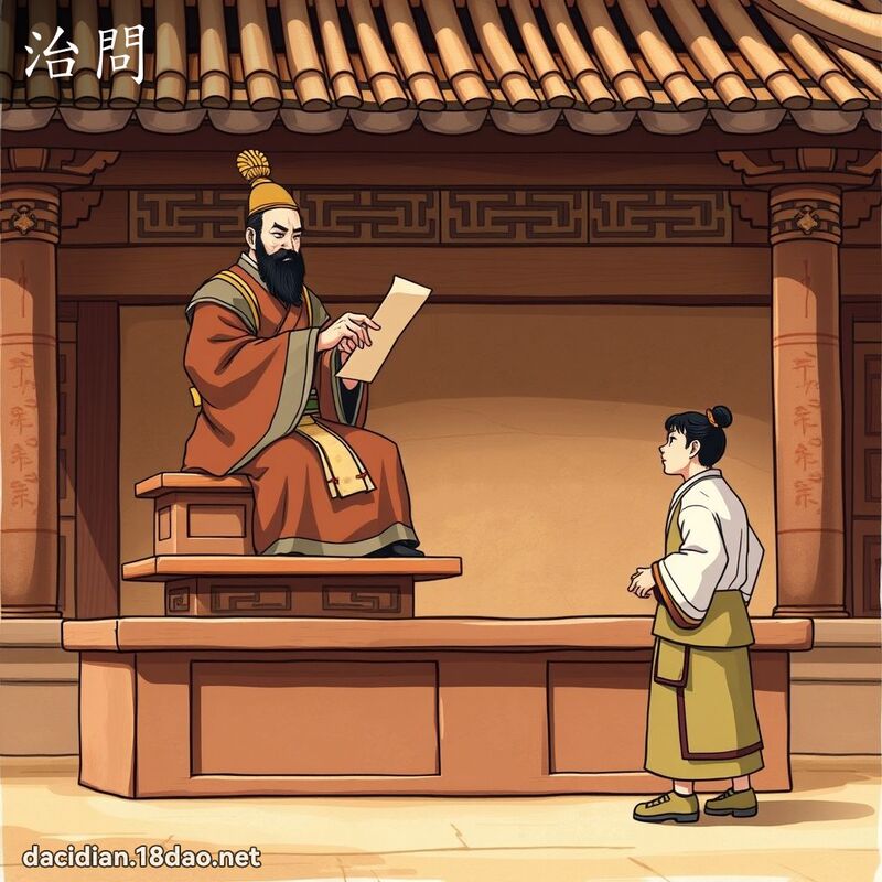 治问 - 国语大辞典配图