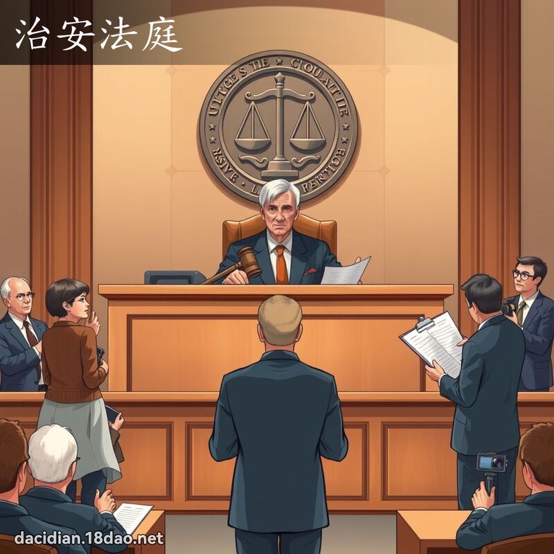 治安法庭 - 国语大辞典配图